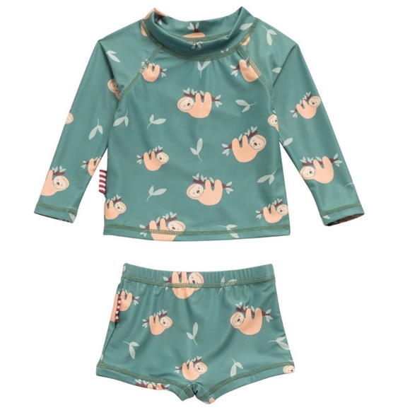 Maillot De Bain 2 Pièces Bing Bunny Pour Garçon - T-shirt Et Short Bleu, Polyester/élastanne, Tailles 12m-5ans